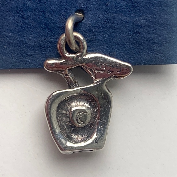 .925 Sterling Silver Apple Charm - Picture 5 of 6